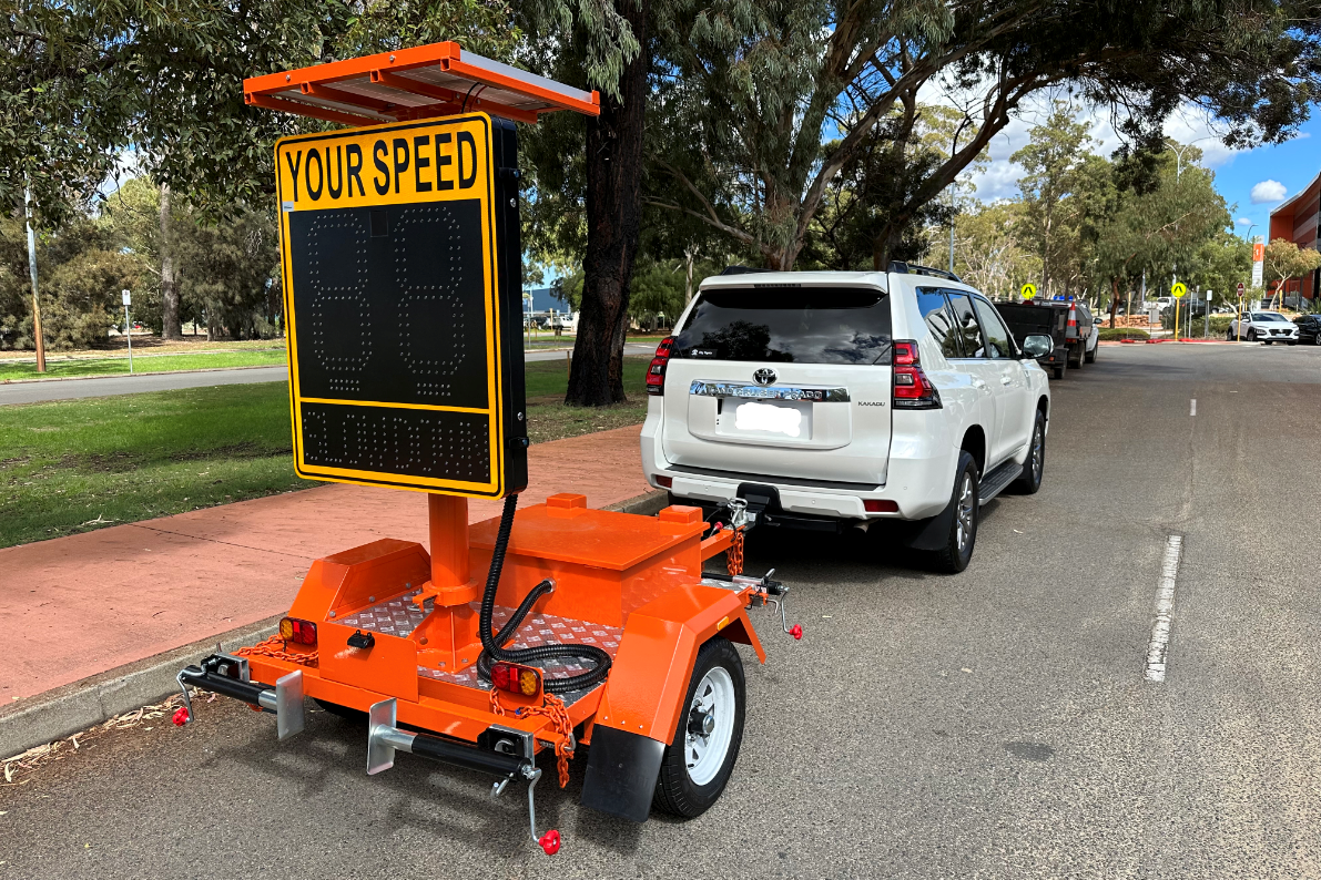 Trailer Mounted Speed Radar Signs
