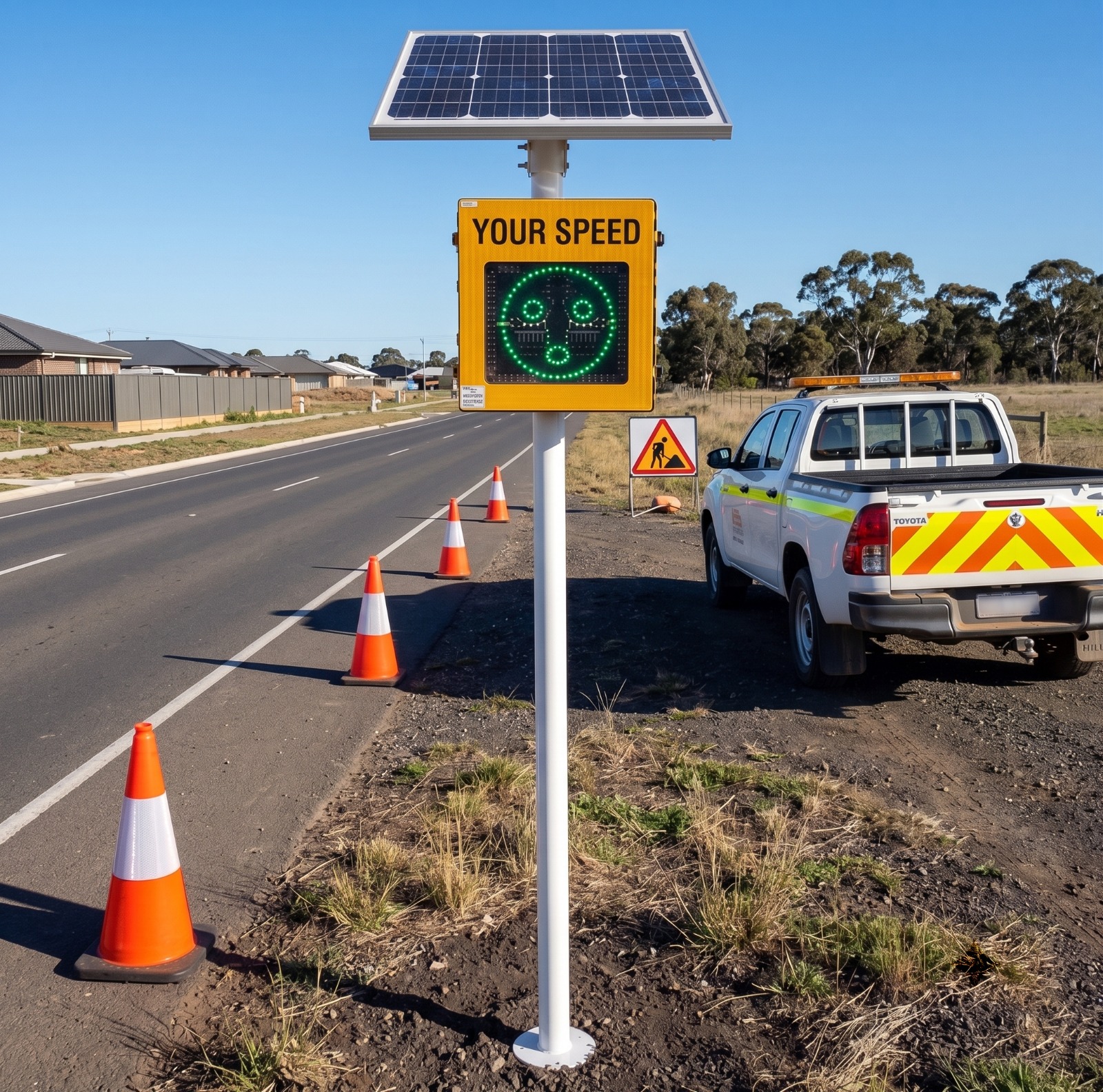 Variable LED Traffic Speed Signs